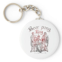 Beer Pong Kings Key Chains