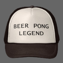 Beer Pong Legend hats