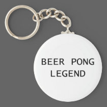 Beer Pong Legend keychains