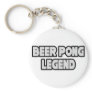 Beer Pong Legend Keychains