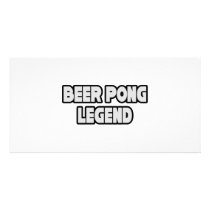 Beer Pong Legend photo cards