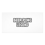 Beer Pong Legend Photo Cards