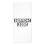 Beer Pong Legend Customized Rack Card