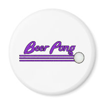 Beer pong magnets