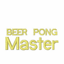 Beer Pong Master embroidered shirts