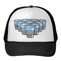 beer pong mesh hats