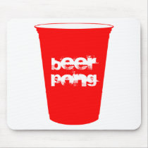 beer pong mousepads