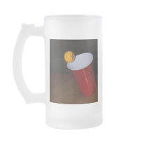 Beer Pong Mug by matthewgemmell Beer Pong Mug