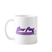Beer pong coffee mug