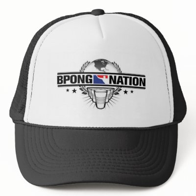 beer pong nation mesh hat by zgegpote