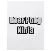 Beer Pong Ninja flyers