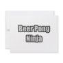 Beer Pong Ninja Custom Invite