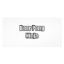 Beer Pong Ninja Photo Card
