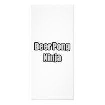 Beer Pong Ninja Custom Rack Card