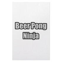 Beer Pong Ninja Custom Stationery