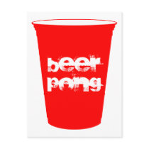 beer pong postcards by asyrum beer pong postcards