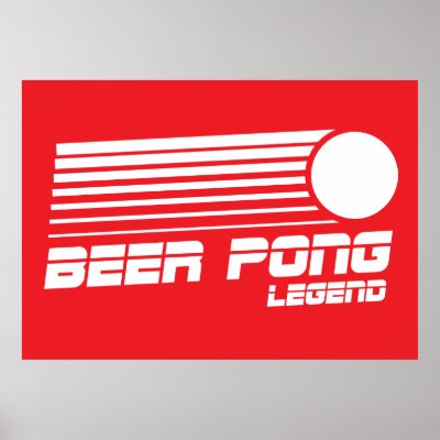 Beer Pong Poster by 785tees