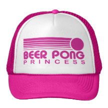 Beer Pong Princess Mesh Hats