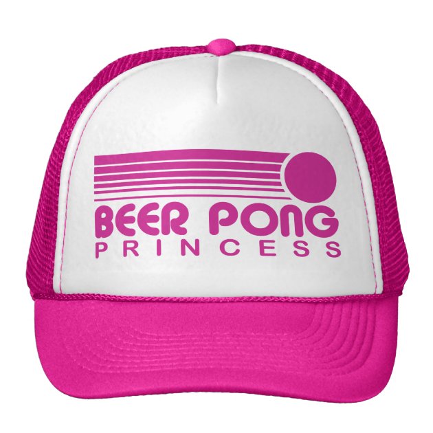 Beer Pong Princess Trucker Hat-0