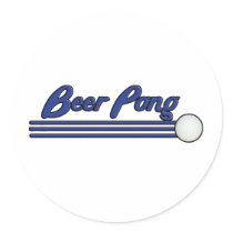 Beer Pong Sticker