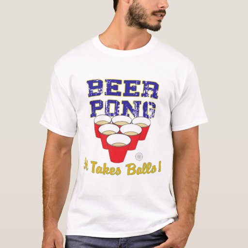 Beer Pong TShirt Zazzle
