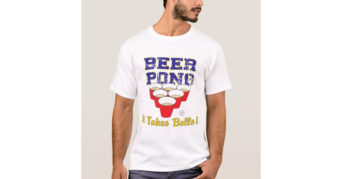 Beer Pong TShirt Zazzle