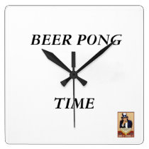 BEER PONG WALL CLOCK wall clocks