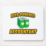 Beer-Powered Accountant Mousepads