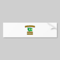 Beer-Powered Cheer Coach Bumper Sticker