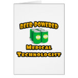 Beer-Powered Medical Technologist Cards