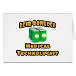 Beer-Powered Medical Technologist Card