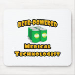 Beer-Powered Medical Technologist Mouse Pads