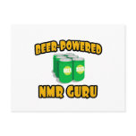 Beer-Powered NMR Guru Postcards