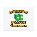 Beer-Powered Plastic Surgeon Postcard