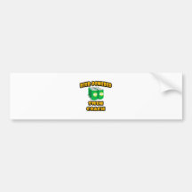 Beer-Powered Swim Coach Bumper Sticker