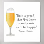 Beer Quote Poster