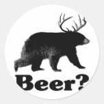 beer, drinking humor, funny, humor, animal, wildlife, bear, deer, party, bar humor, bar, alcohol, drink, drinking, just funny
