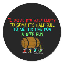 Beer Run! Stickers stickers