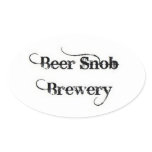 Beer Snob Brewery Sticker