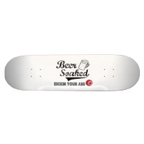 Beer Soaked Old Skool Skateboard