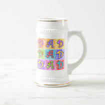 Beer Stein - DAD Pop Art mugs