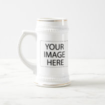 Beer stein german style 22oz template mugs