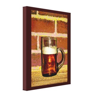 Beer Stretched Canvas Prints