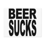 Beer Sucks Postcards