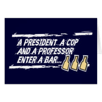 Beer Summit 2009 Political Humor Card