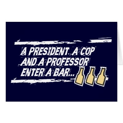 Beer Summit 2009 Political Humor Card by PoliticalBar