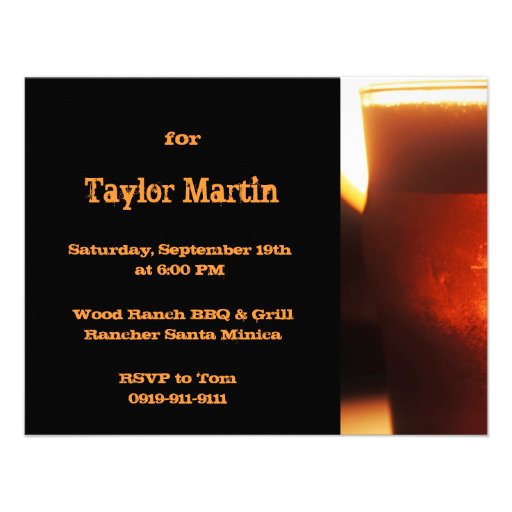 Beer Tasting or Birthday Party Invitation