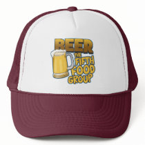Beer: The Fifth Food Group T-Shirts & Gifts hats by koncepts Beer: The Fifth Food Group T-Shirts & Gifts hats