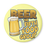 Beer: The Fifth Food Group T-Shirts & Gifts Refrigerator Magnet