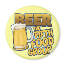 Beer: The Fifth Food Group T-Shirts & Gifts magnets by koncepts Beer: The Fifth Food Group T-Shirts & Gifts magnets